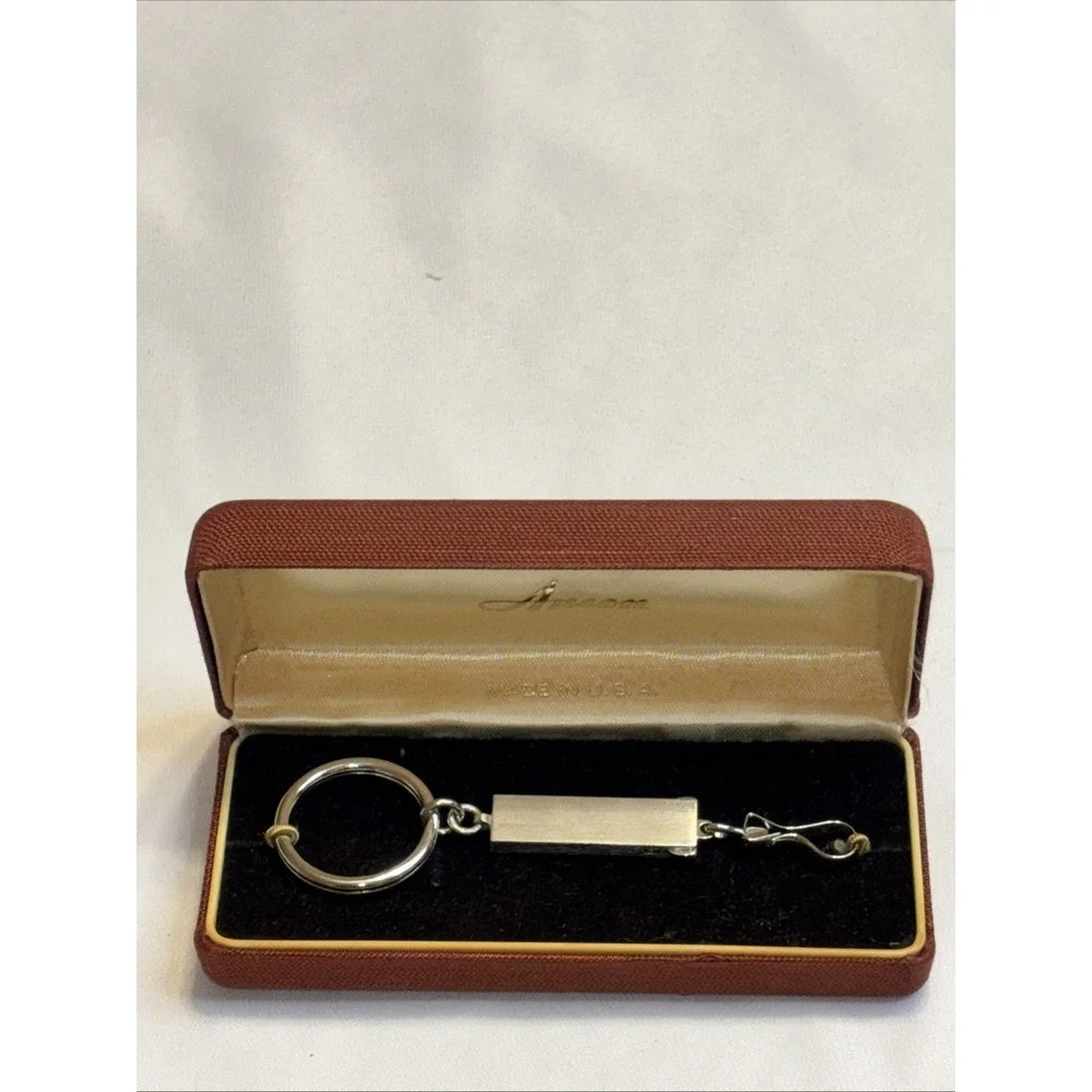 Vintage Anson Keychain Money Clip NOS New In Box Made In The USA Gift Set